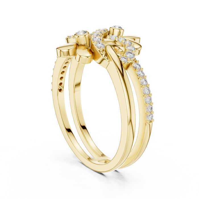 The Douceline — Round Prong Ring