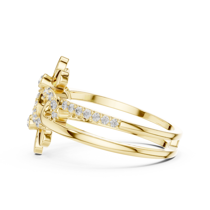 The Douceline — Round Prong Ring
