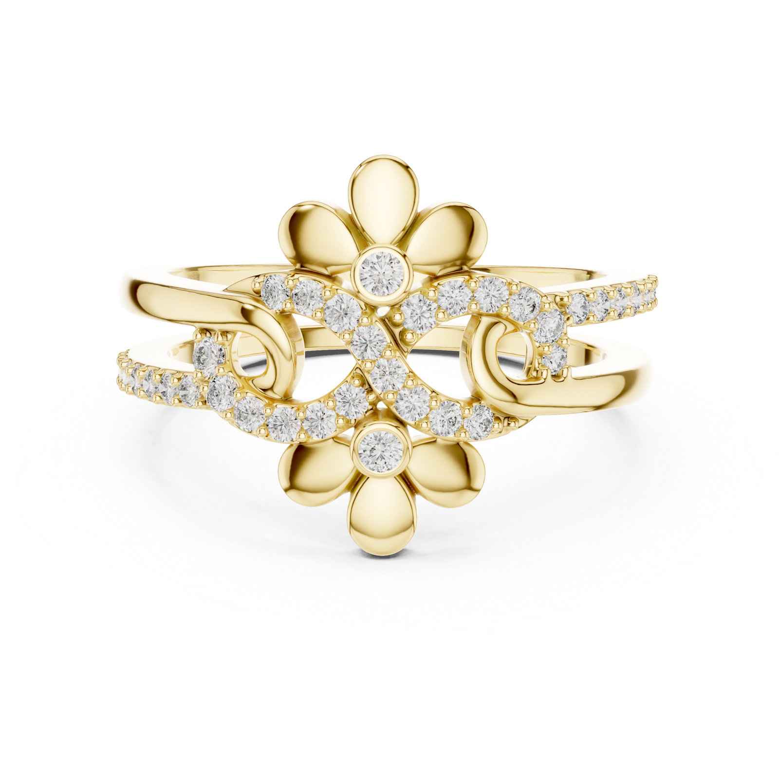 The Douceline — Round Prong Ring