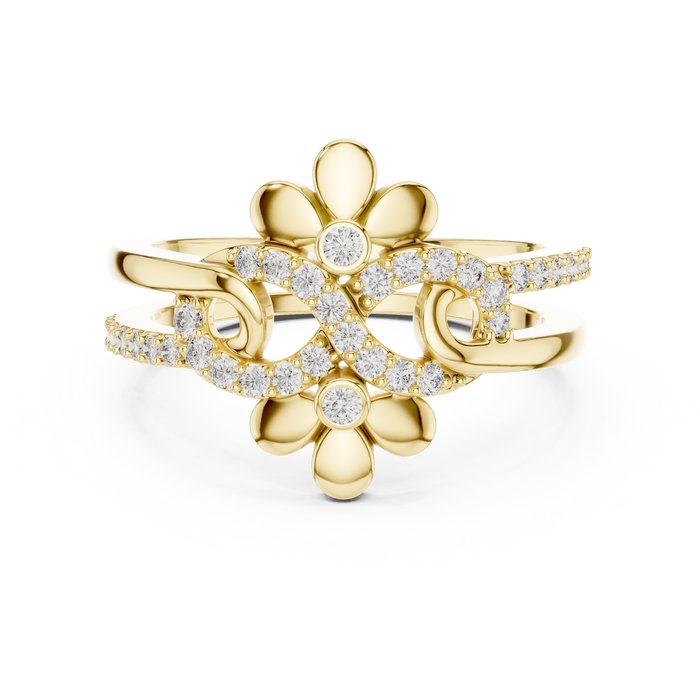 The Douceline — Round Prong Ring