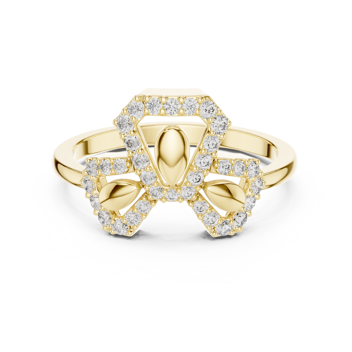 The Esmerine — Round Prong Ring