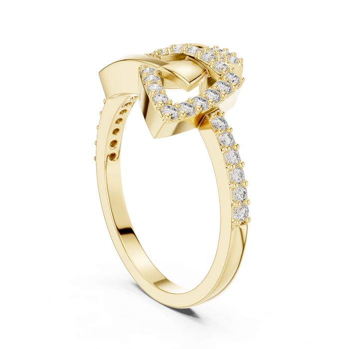 The Girondine — Round Prong Ring