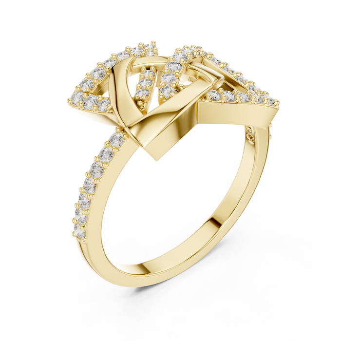 The Girondine — Round Prong Ring