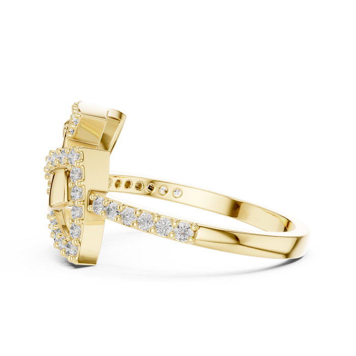 The Girondine — Round Prong Ring