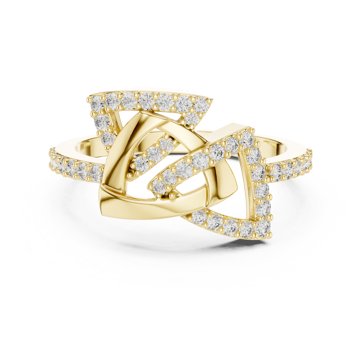 The Girondine — Round Prong Ring