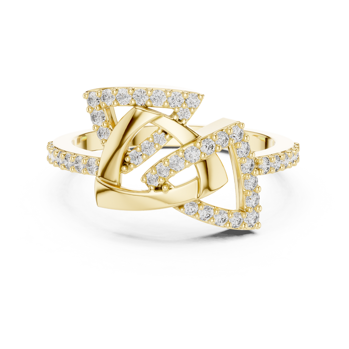 The Girondine — Round Prong Ring