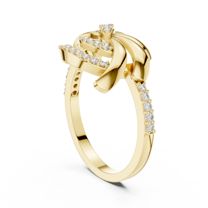 The Jacquette — Round Prong Ring