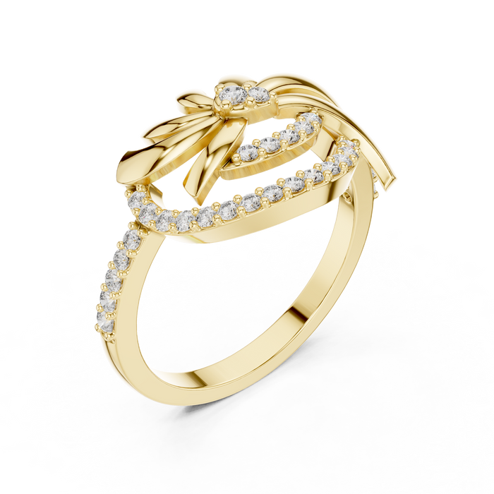 The Jacquette — Round Prong Ring