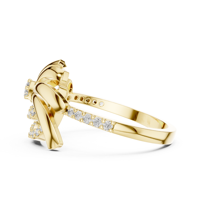 The Jacquette — Round Prong Ring