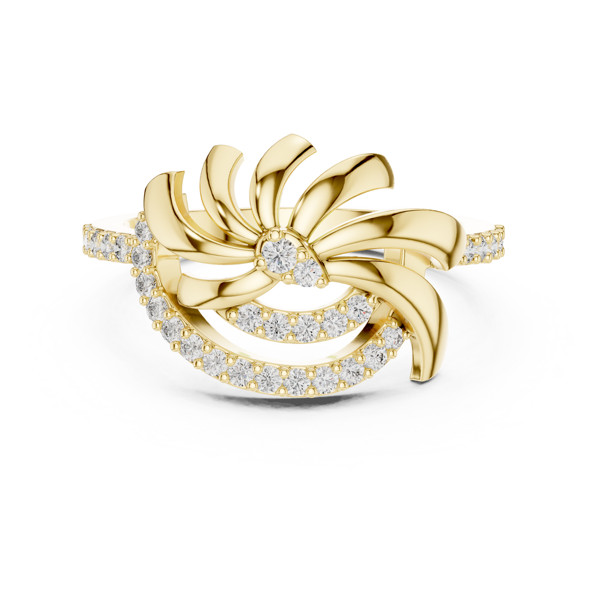 The Jacquette — Round Prong Ring
