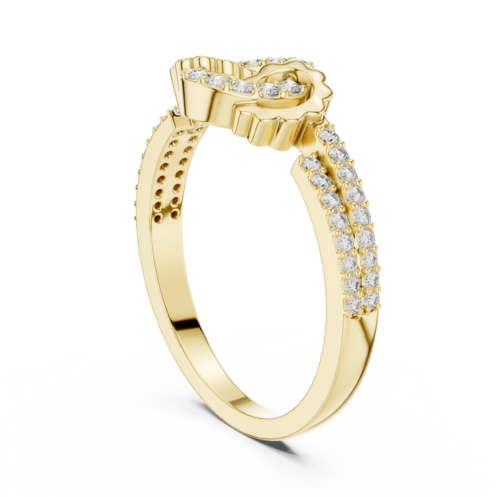 The Marcelline — Round Prong Ring