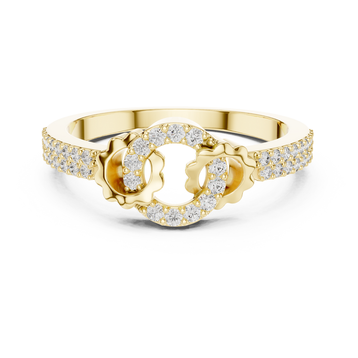 The Marcelline — Round Prong Ring