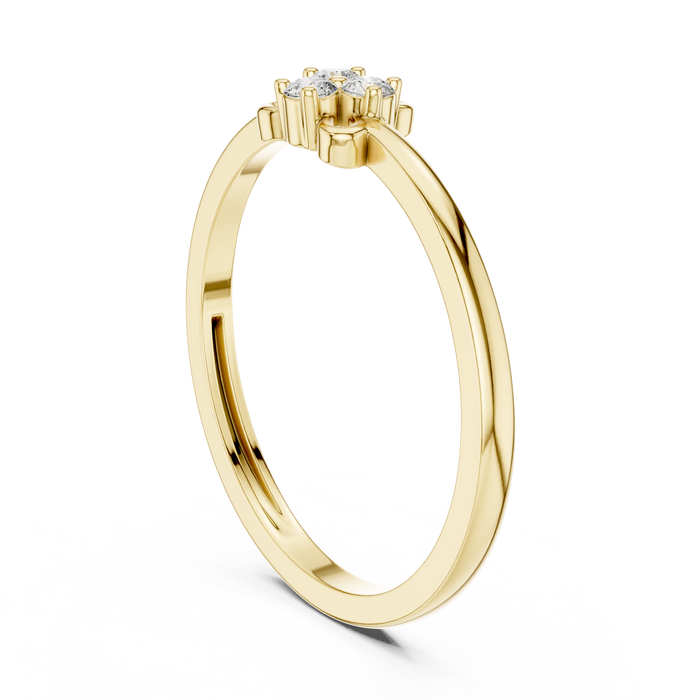 The Pelagie — Round Collet Ring