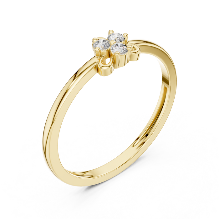 The Pelagie — Round Collet Ring