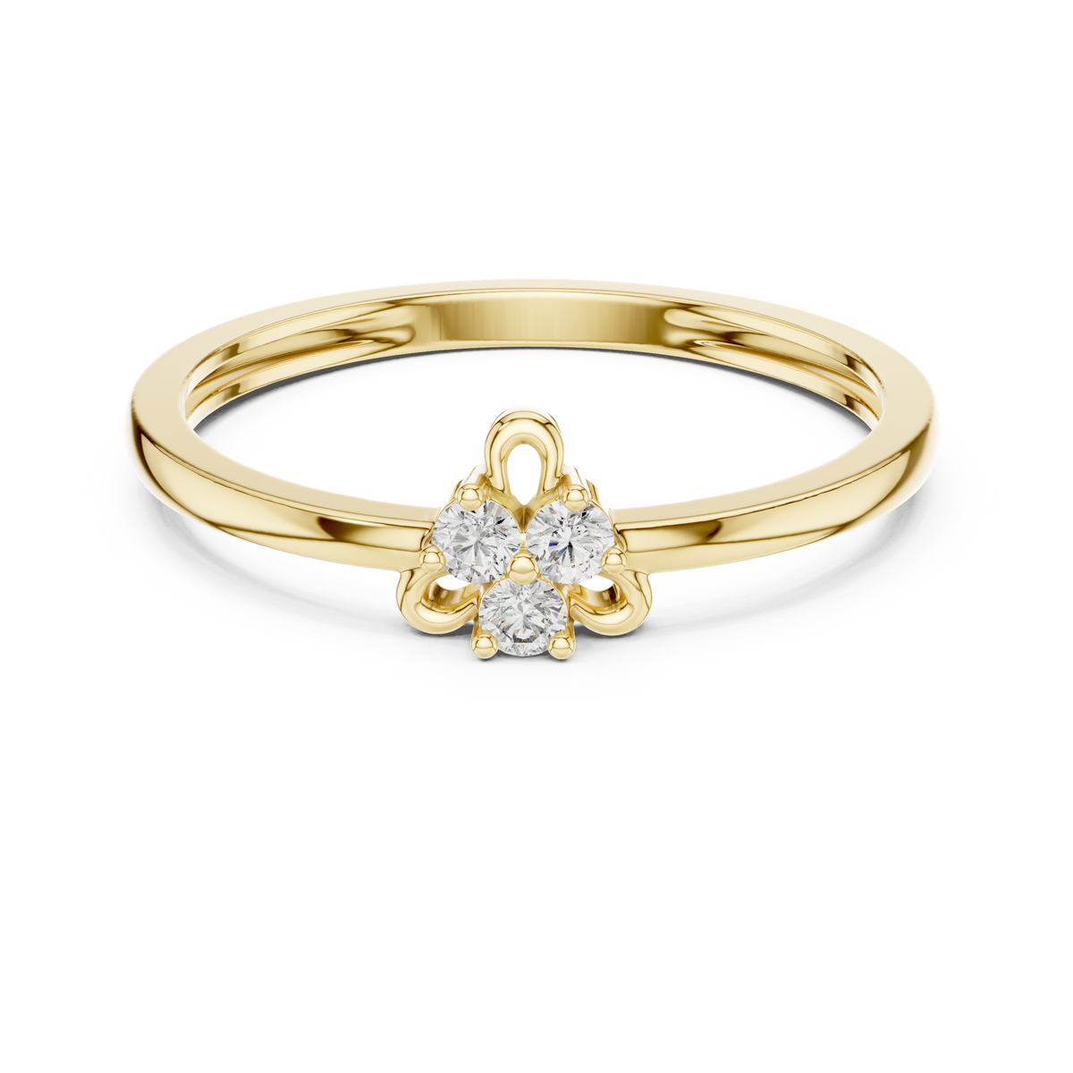 The Pelagie — Round Collet Ring
