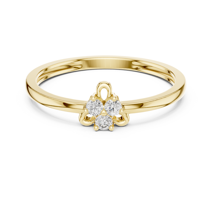 The Pelagie — Round Collet Ring