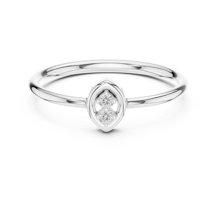The Trestane — Round Collet Ring