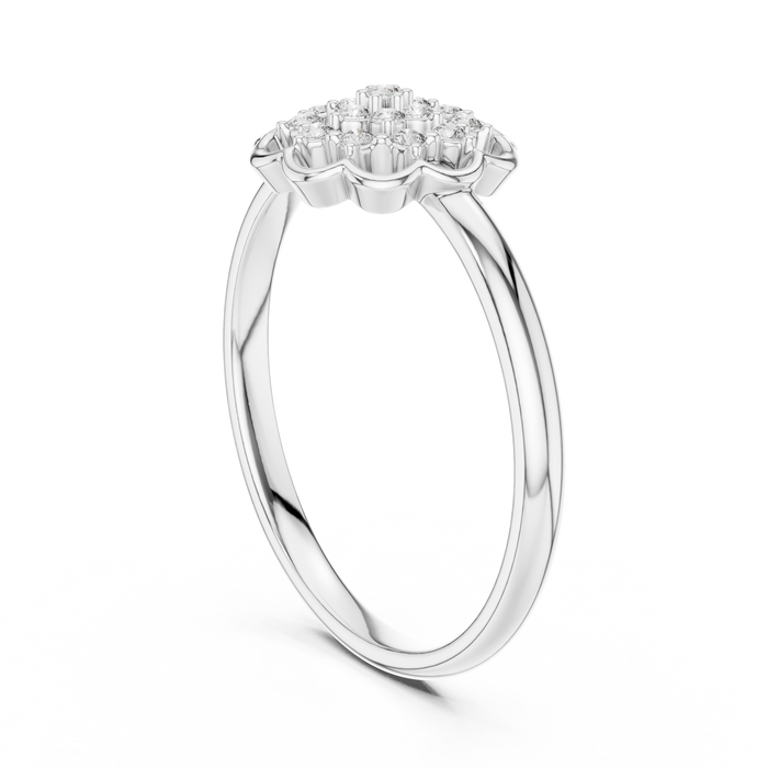 The Wistrelle — Round Collet Ring