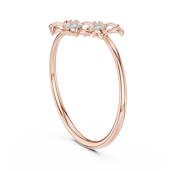 The Xandrelle — Round Prong Ring
