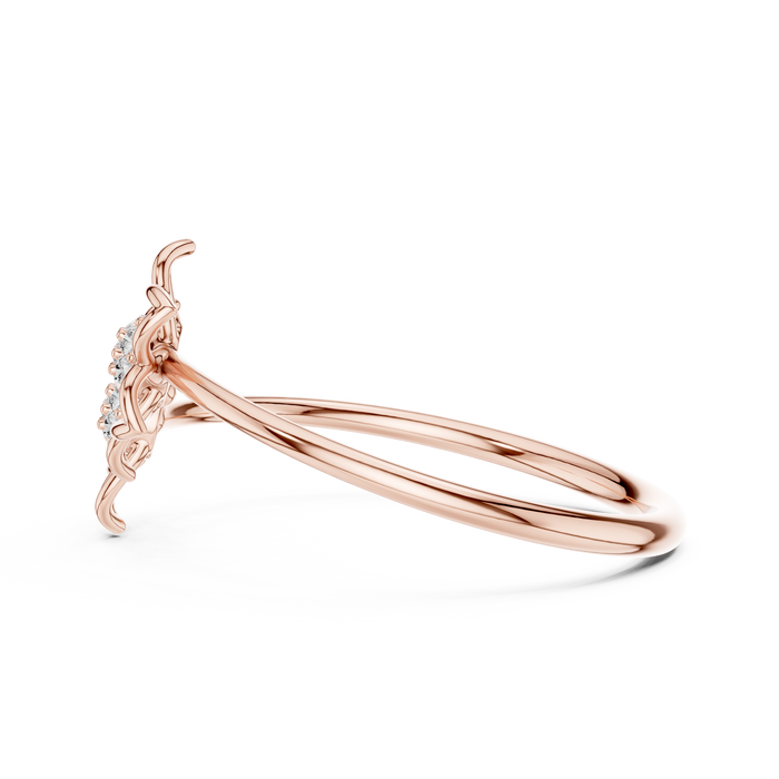 The Xandrelle — Round Prong Ring