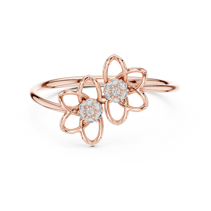 The Xandrelle — Round Prong Ring