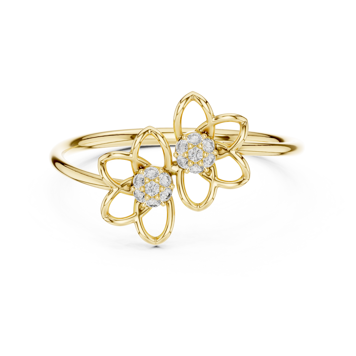 The Xandrelle — Round Prong Ring