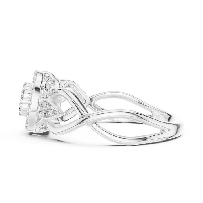 The Bellefleur — Round Pavé Ring