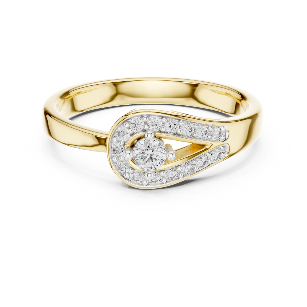 The Devereux — Round Pavé Ring