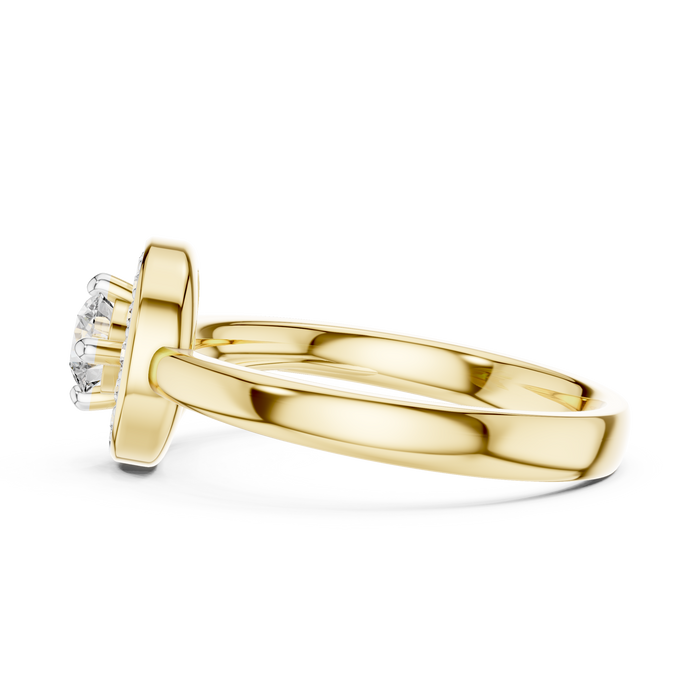 The Gracelyn — Round Pavé Ring