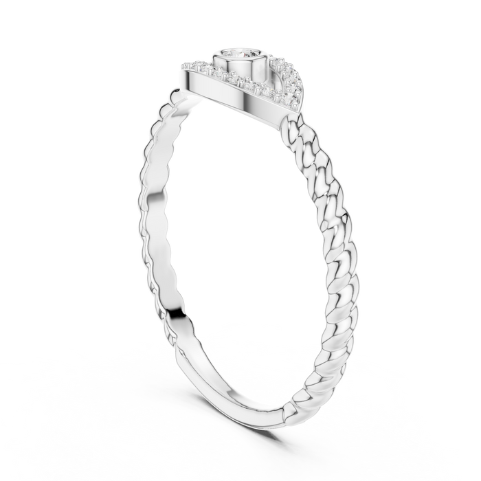 The Merveille — Round Prong Ring
