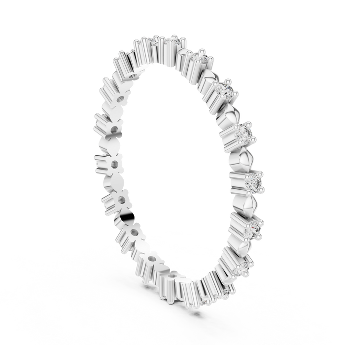 The Noctuelle — Round Collet Ring