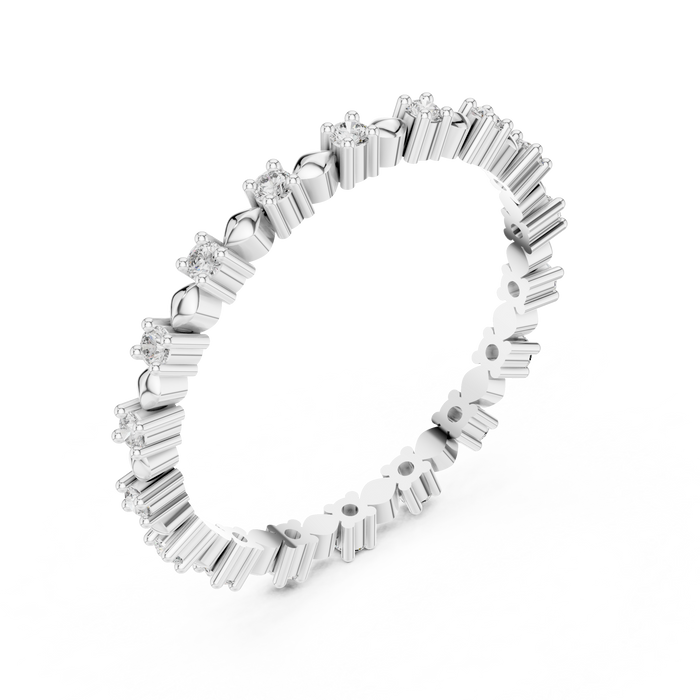 The Noctuelle — Round Collet Ring
