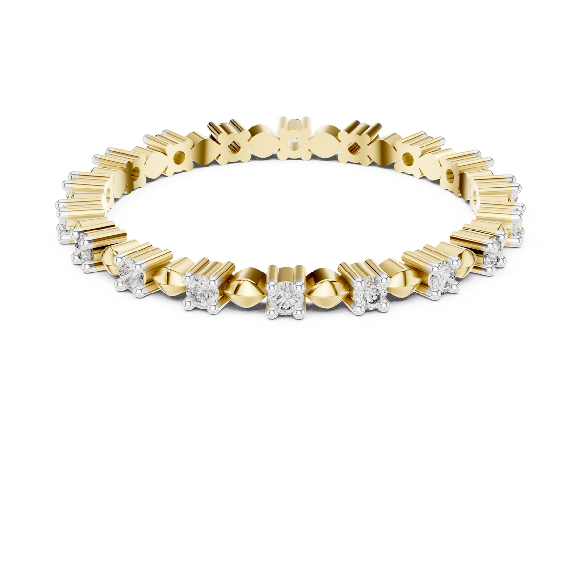 The Noctuelle — Round Collet Ring
