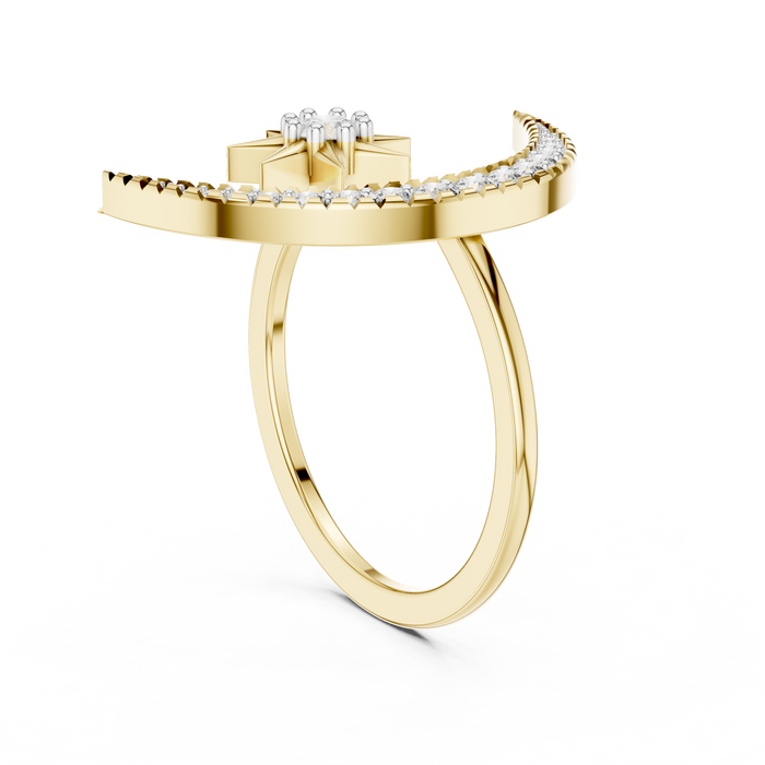 The Orleane — Round Prong Ring
