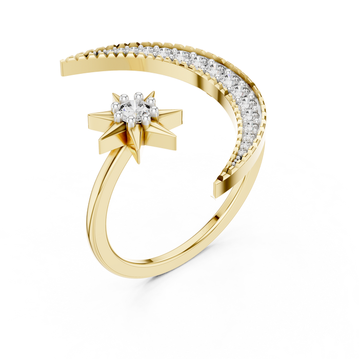 The Orleane — Round Prong Ring