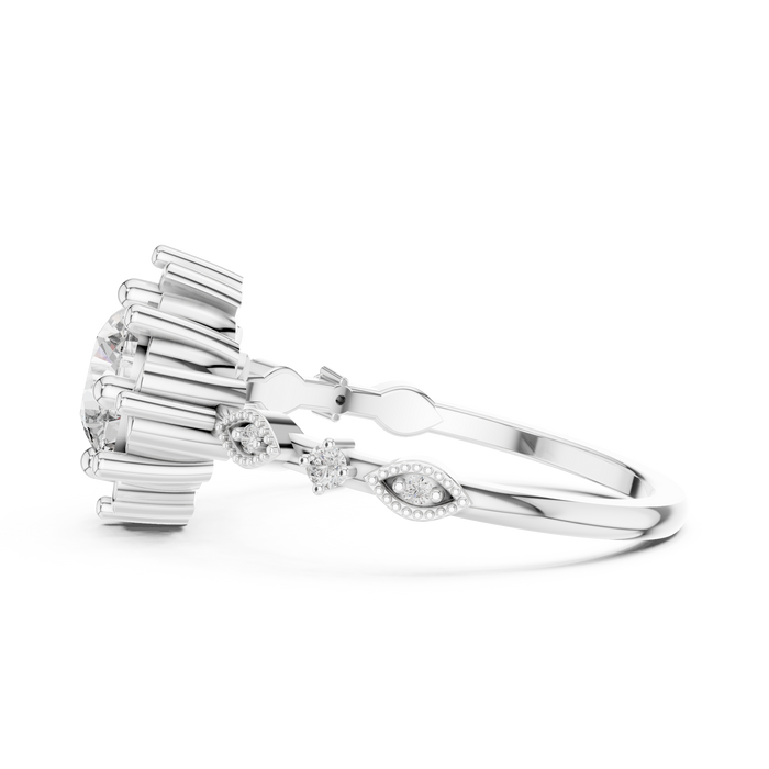 The Prudence — Round Pavé Ring