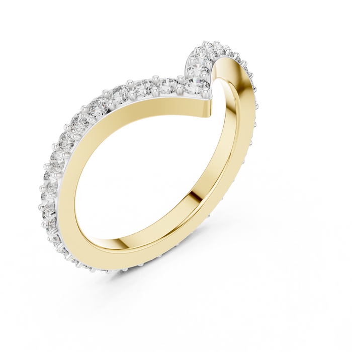 The Quenelia — Round Prong Ring