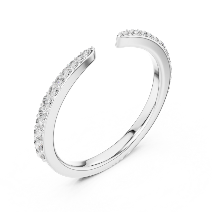 The Ravensong — Round Prong Ring