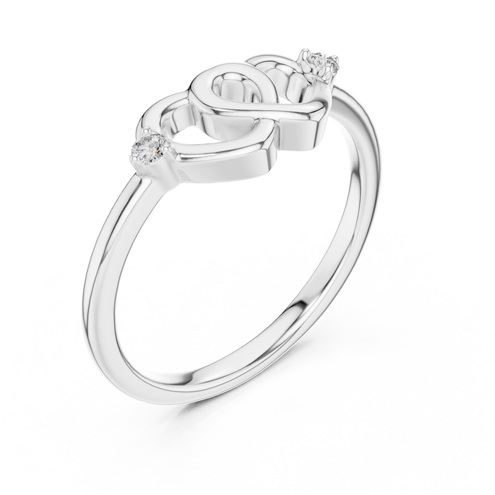 The Winterset — Round Collet Ring