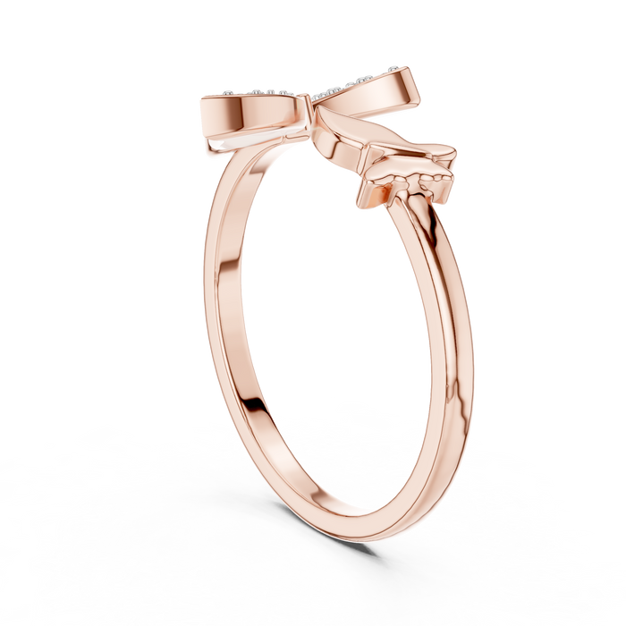 The Xantiane — Round Pavé Ring