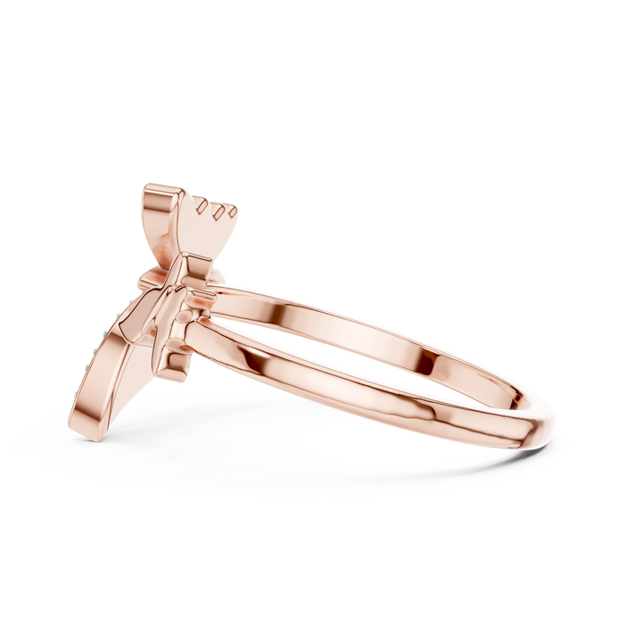 The Xantiane — Round Pavé Ring