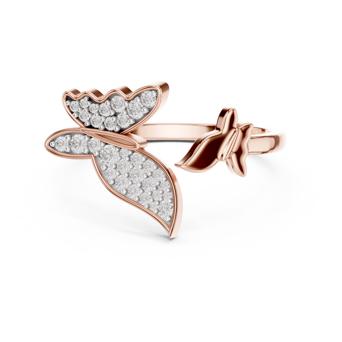 The Xantiane — Round Pavé Ring