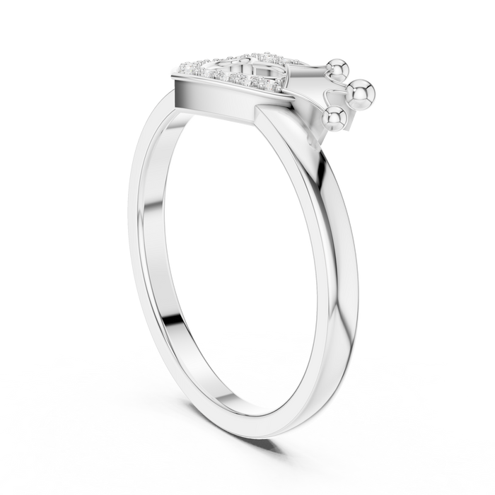 The Yveline — Round Pavé Ring
