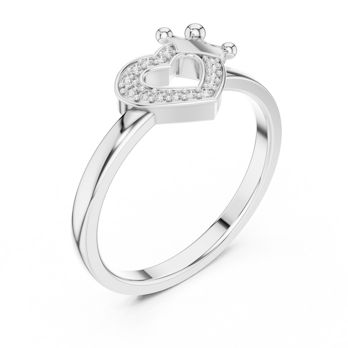 The Yveline — Round Pavé Ring