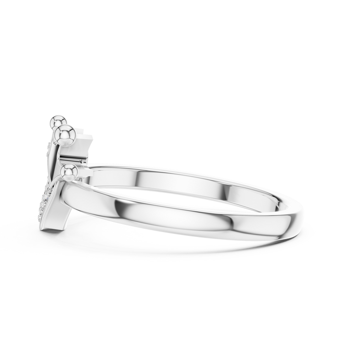 The Yveline — Round Pavé Ring