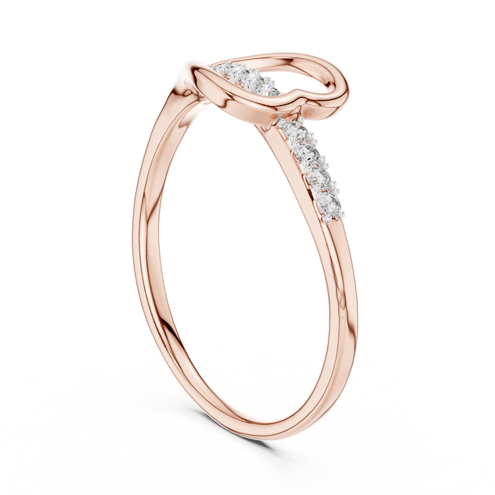 The Zafirene — Round Diamond Ring