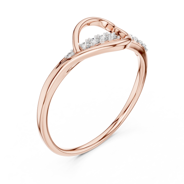 The Zafirene — Round Diamond Ring