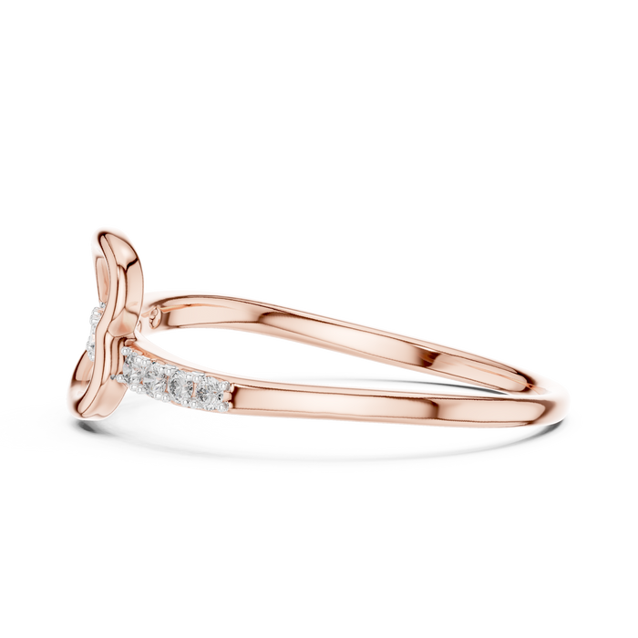 The Zafirene — Round Diamond Ring