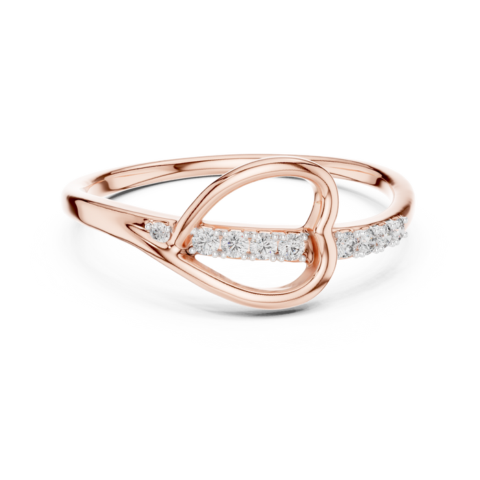 The Zafirene — Round Diamond Ring