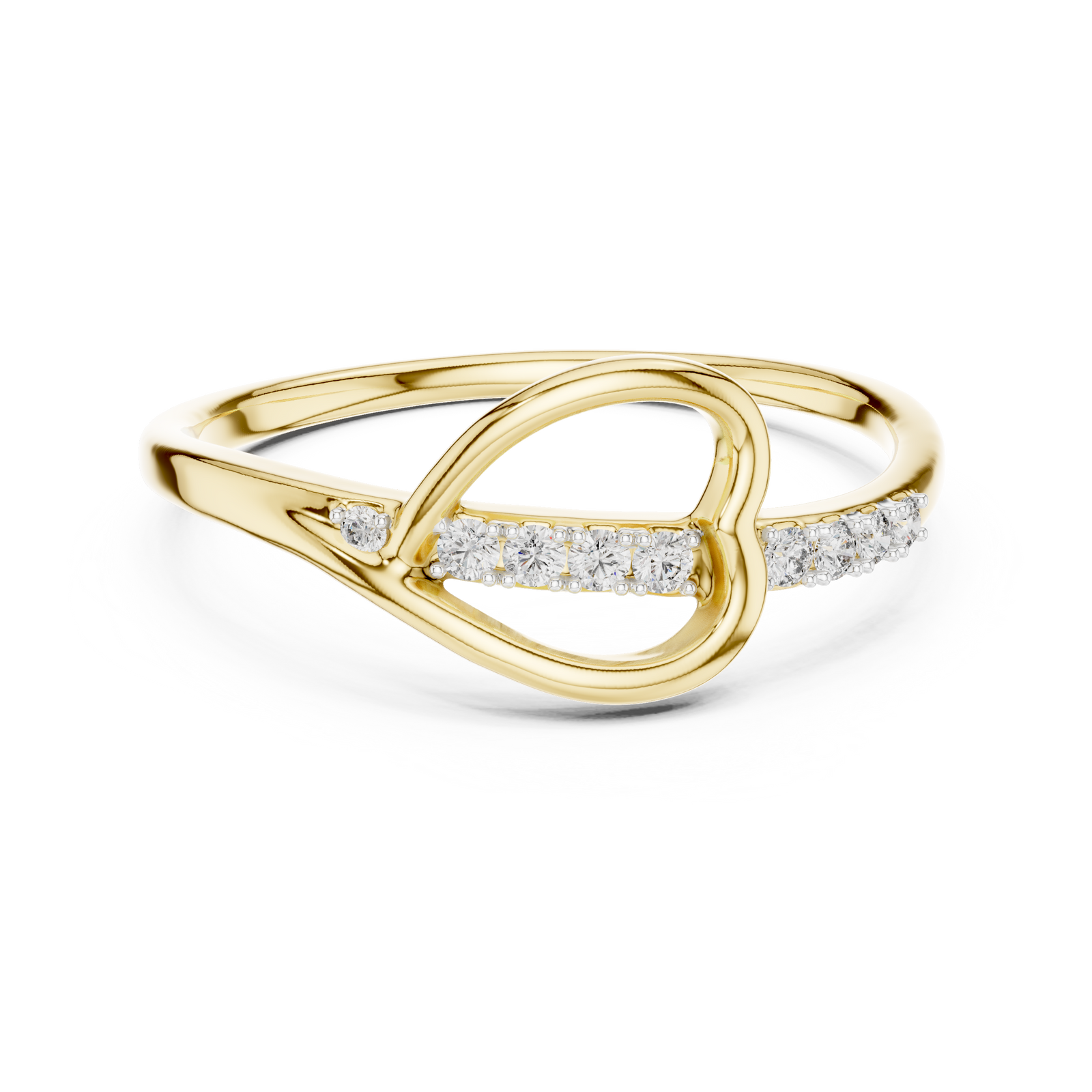 The Zafirene — Round Diamond Ring
